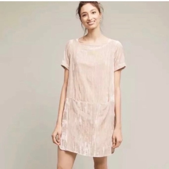 Anthropologie Floreat Crushed Velvet Dress - Picture 2 of 10